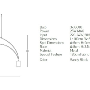 Lustra suspendata design minimalist Joshua - Img 3