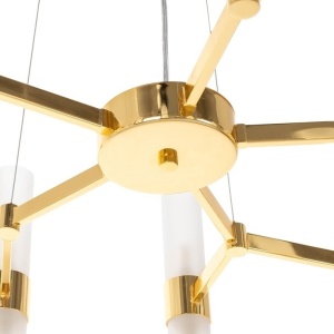 Lustra suspendata design minimalist Tub 10 auriu 239329 universul-luminii.ro