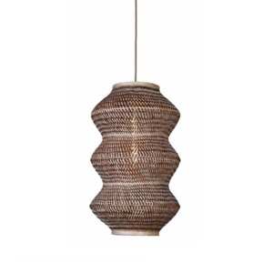 Lustra suspendata Eco, Bambus, Barbados natural/brown, XL