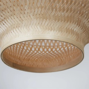 Lustra suspendata Eco, Bambus, Barbados natural, XL 166689 universul-luminii.ro