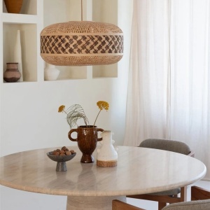 Lustra suspendata Eco, Bambus, Langkawi natural/brown 243349 universul-luminii.ro