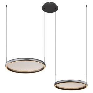 Lustra suspendata LED CCT, Telecomanda, BRIGGS 67186-50 GL