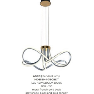 Lustra suspendata LED design modern ABRO - Img 3
