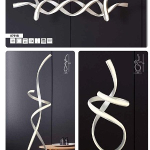 Lustra suspendata LED design modern minimalist Music - Img 5