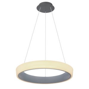 Lustra suspendata LED dimabila cu telecomanda design modern TABANO antracit 48272H-36 GL