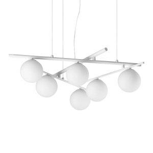 Lustra suspendata moderna ATLAS SP6 BIANCO
