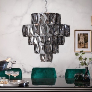 Lustra suspendata moderna Kristall 50cm 234829 universul-luminii.ro