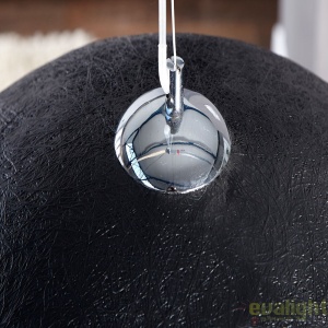 LUSTRA SUSPENDATA / PENDUL DESIGN elegant Glow XL negru A-10719 VC - Img 3
