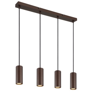 Lustra suspendata stil minimalist JAMES 4L bronz