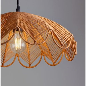 Lustra suspendata stil natural ratan natur FLARE - Img 7