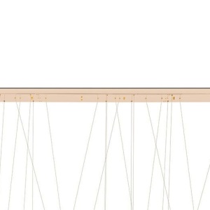 Lustra XXL suspendata LED design ambiental Ring LINE 8 auriu 137699 universul-luminii.ro