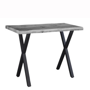 Masa de bar design industrial WILD 120cm, gri