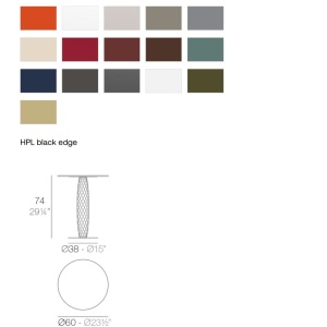 Masa de exterior / interior design modern premium VASES 60cm - Img 5