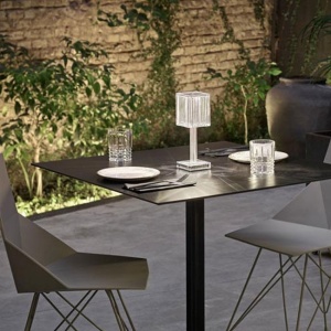 Masa de exterior / interior design modern premium VASES 70x70cm