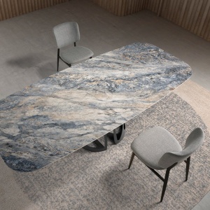 Masa deosebita design LUX Oval Barrel 240x110cm - Img 4