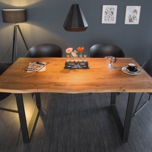 Masa design industrial Mammut 160cm, salcam salbatic - Img 4