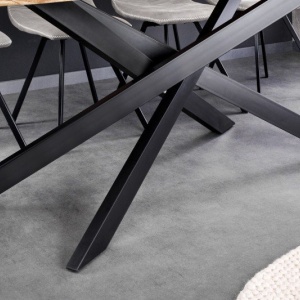 Masa design industrial vintage Mammut 200cm, salcam - Img 4