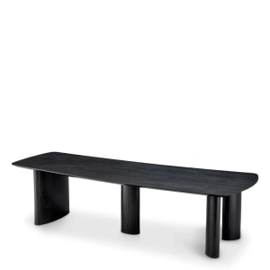 Masa design LUX Bergman L Charcoal grey, 300x120cm - Img 6