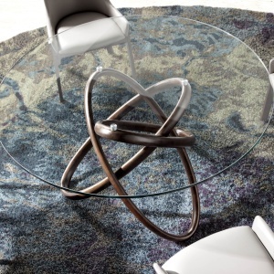 Masa dining design deosebit Walnut Wood, 150cm AC-DT16069-150 - Img 6