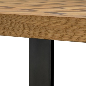 Masa dining LUX furnir de stejar Rubicon L, 300x115cm - Img 3
