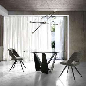 Masa eleganta design modern Ruby, 150cm AC-CT2061R-NEGRO - Img 3