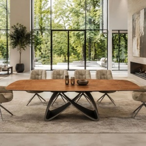 Masa Extensibila cu Blat Ceramica spaniola, INFINITY 180-220-260cm