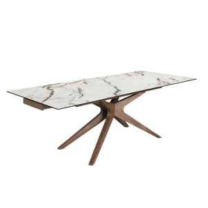 Masa extensibila deosebita design LUX Marble 160-240x100cm