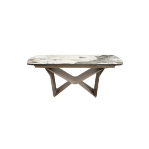 Masa extensibila deosebita design LUX Marble 200-290x100cm - Img 8