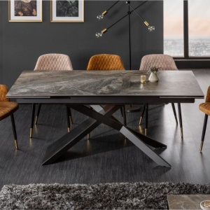Masa extensibila moderna Euphoria 180-220-260cm, Marmor-Optik - Img 2