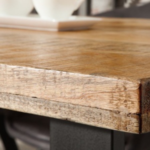 Masa industrial style Iron Craft mango natur, 200cm - Img 5