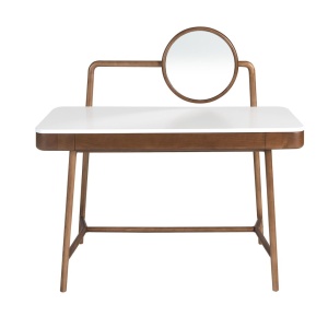 Masa machiaj design LUX White-Walnut - Img 5