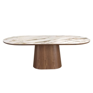 Masa marmura portelanata Walnut 240x120cm - Img 2