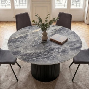 Masa rotunda, Ceramica Gri, UNIQUE 120cm A-46382 VC - Img 9