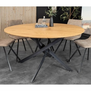 Masa rotunda HELIX 120cm stejar natur