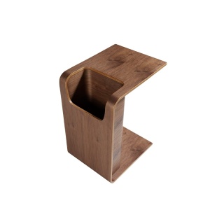 Masuta auxiliara cu spatiu pentru depozitare Walnut Wood - Img 7