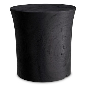Masuta auxiliara design LUX, Lemn, Negru, Osias