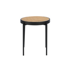 Masuta auxiliara rotunda design modern Rattan - Img 2