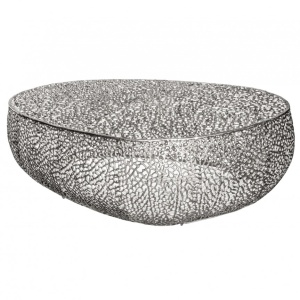 Masuta cu aspect deosebit Leaf 122cm, argintiu A-38939 VC