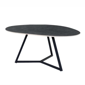 Masuta de cafea cu blat ceramic gri MARVELOUS 90cm - Img 2