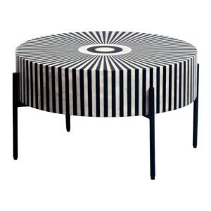 Masuta de cafea cu incrustatii din os HARMONY NATURE 65cm - Img 6