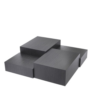 Masuta de cafea design elegant LUX Nerone, gri carbune 113962 HZ - Img 2