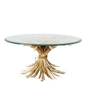Masuta de cafea design LUX Bonheur auriu 111100 HZ