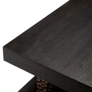 Masuta de cafea design LUX Bravon, Ebony oak veneer - Img 7