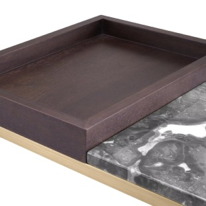 Masuta de cafea design LUX cu blat din marmura Forma - Img 4