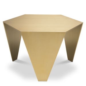 Masuta de cafea design LUX Metro Chic alama periata - Img 3