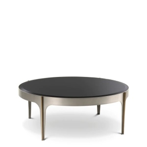 Masuta de Cafea Design LUX, Otel, Sticla, Negru, Artemisa - Img 3