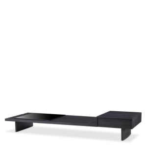 Masuta de cafea design LUX The Crest, negru 114926 HZ