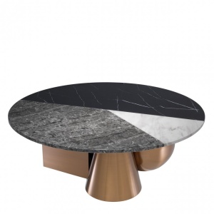 Masuta de cafea design LUX Tricolori, diam.120cm 113808 HZ