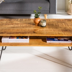 Masuta design industrial vintage Scorpion 100cm, mango natur A-38947 VC - Img 5