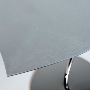 Masuta design LUX cu blat in forma de frunza, LEAF STEEL argintiu 7511942.98 - Img 3